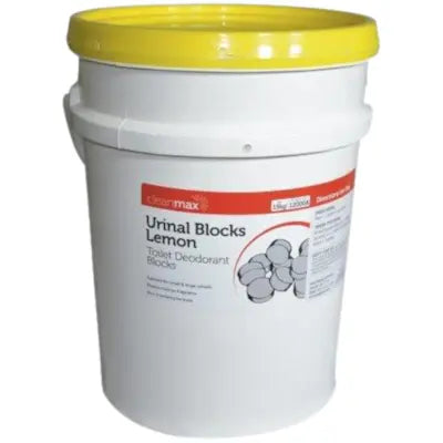 Cleanmax Urinal Blocks 15kg Each - Lemon scented