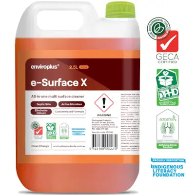Enviroplus Concentrated Multi Surface Cleaner e-Surface X E4 2.5L