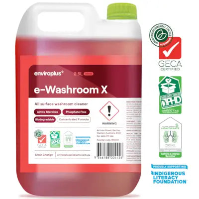Enviroplus Concentrated Washroom Cleaner e-Washroom X E1 2.5L