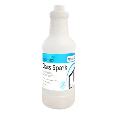 Cleanmax Spray Bottle Only (No Trigger) Glass Spark 750mL Each