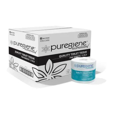 Puregiene® Toilet Tissue Superior 2 Ply 700 Sheet Carton 48