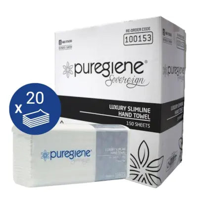 Puregiene® Slimline Interleaved Hand Towel Sovereign Carton 3000