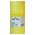 Cleanmax Heavy Duty Wipes Yellow 45m Roll Each