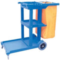 Cleanmax™ Janitors Cart With Bag Blue Each
