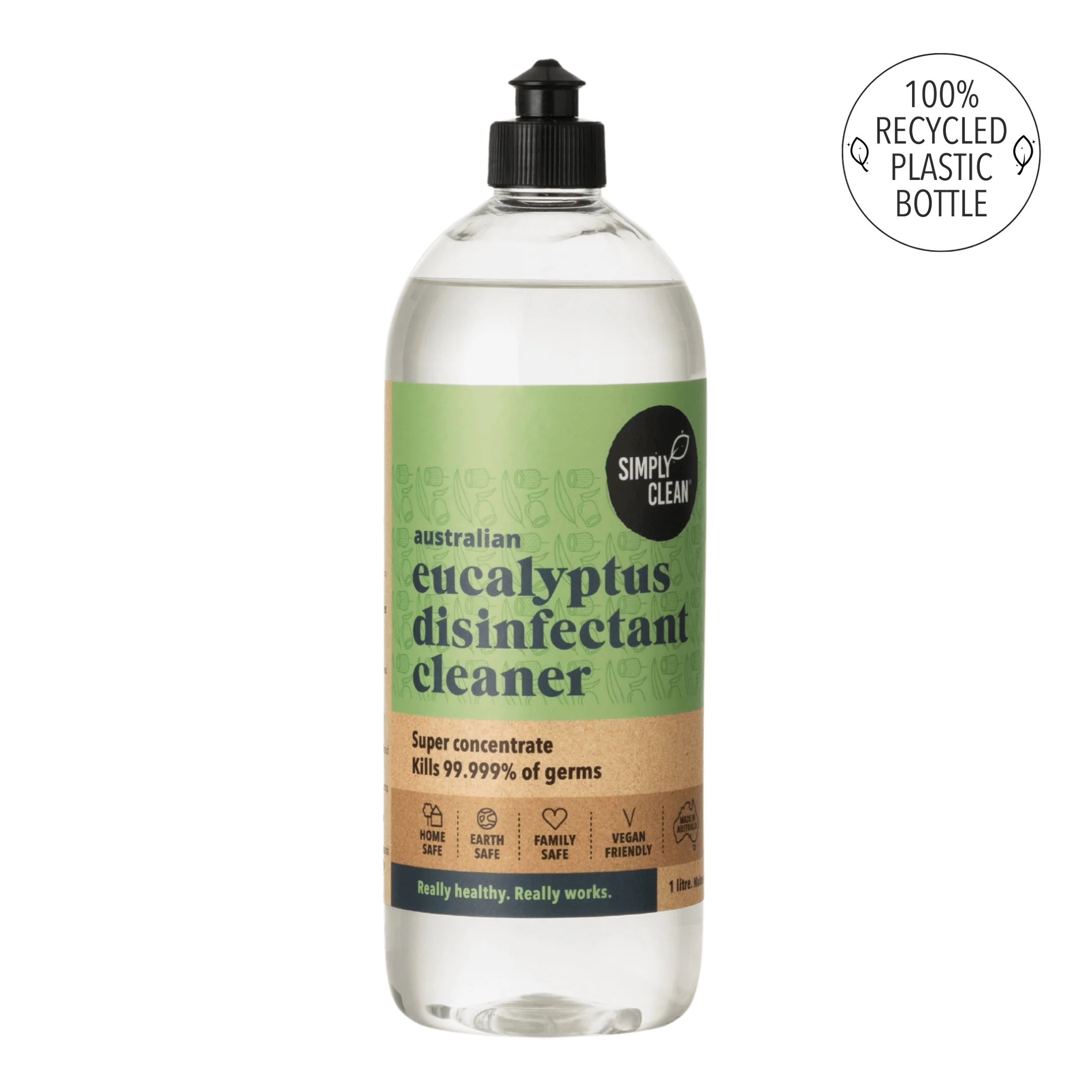 SimplyClean Eucalyptus Disinfectant Cleaner - 1L, 5L or 15L