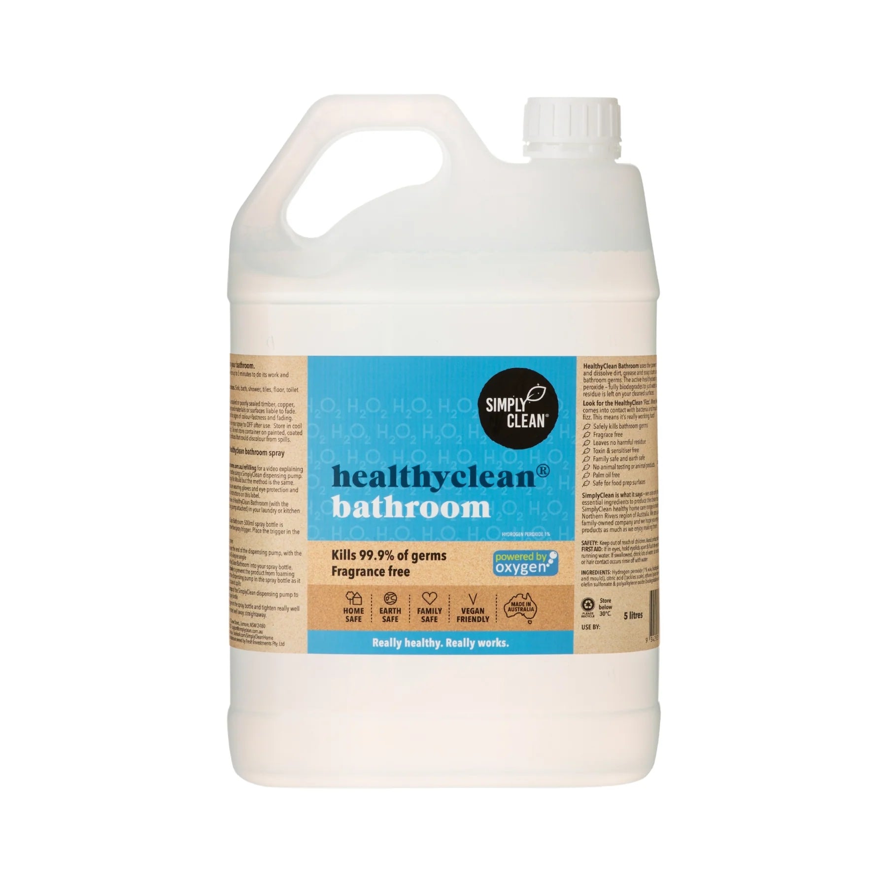 SimplyClean HeathlyClean Bathroom - 500ml or 5L
