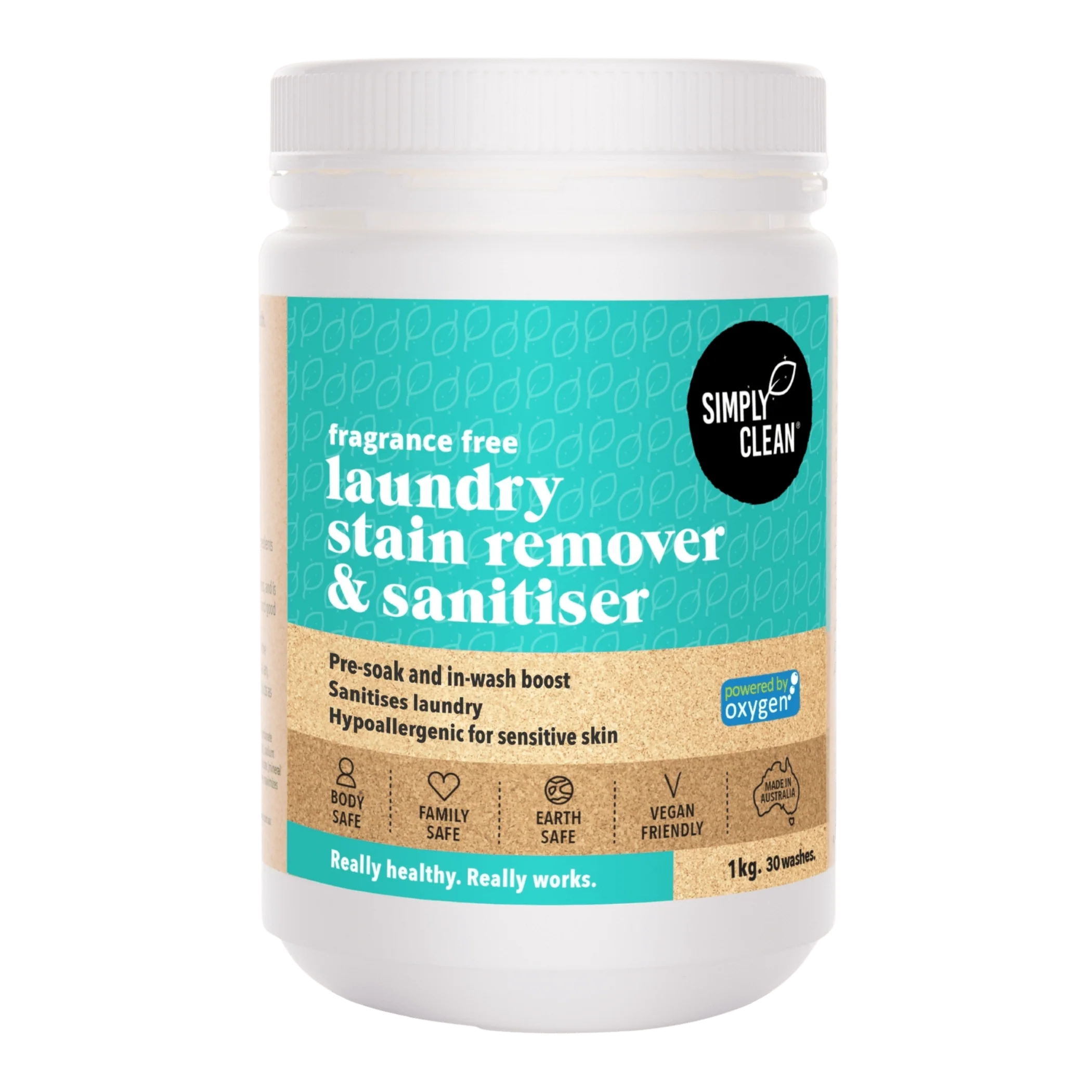 SimplyClean Fragrance Free Laundry Stain Remover - 1L, 5L or 15L