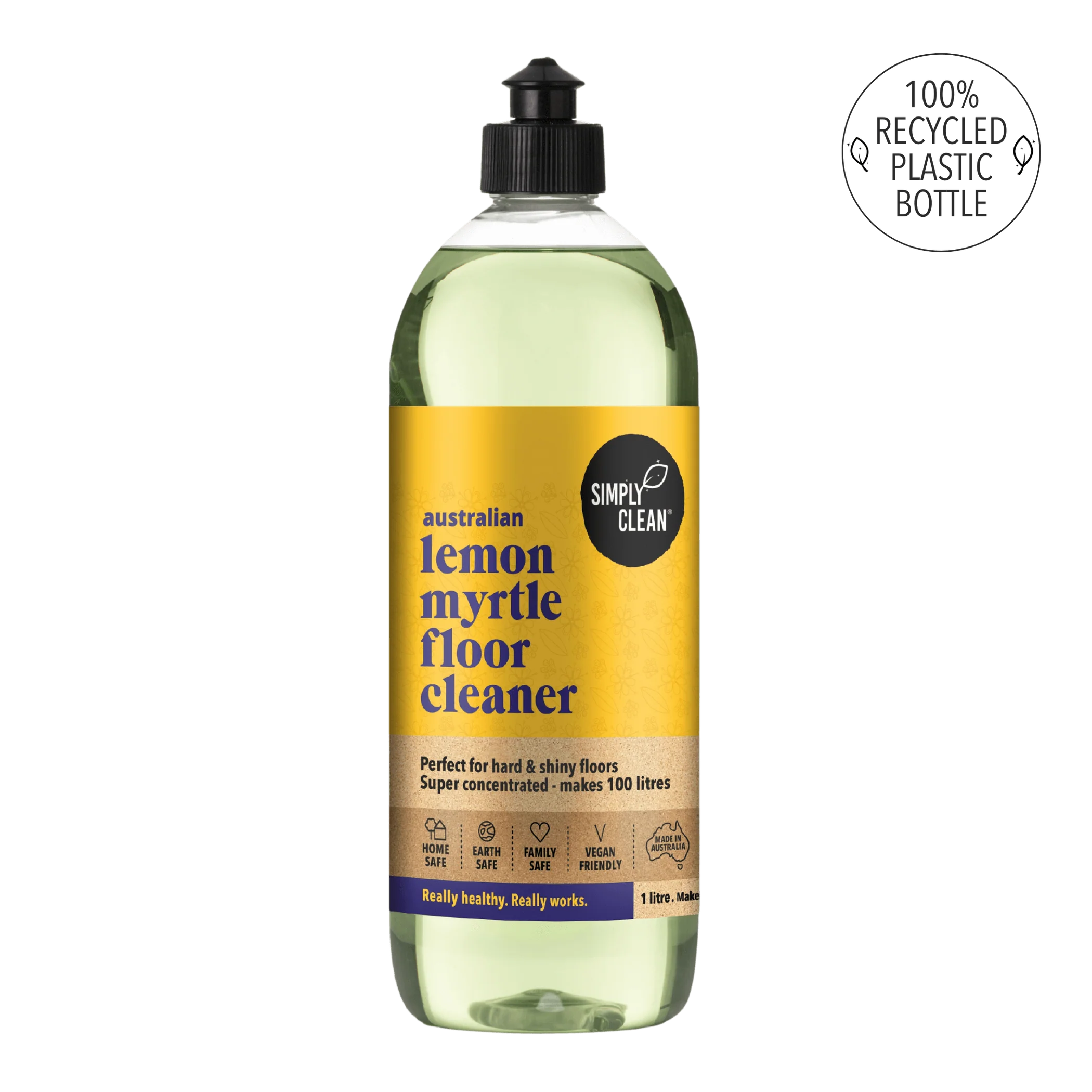 SimplyClean Lemon Myrtle Floor Cleaner - 1L, 5L or 15L