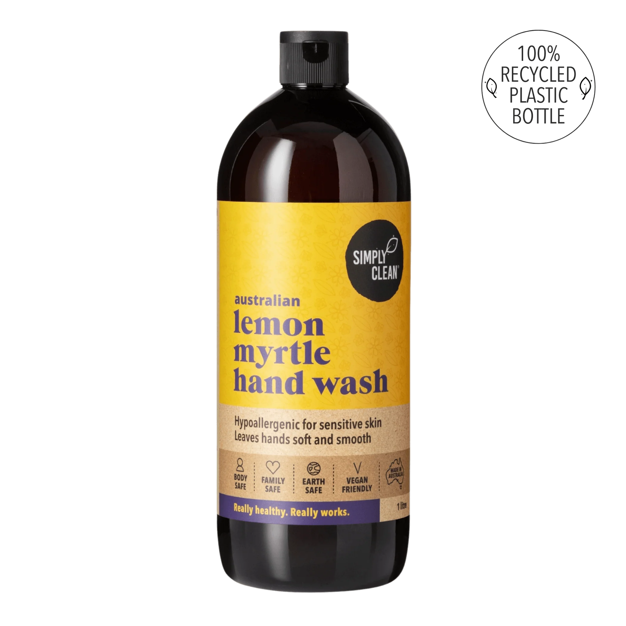 SimplyClean Lemon Myrtle Hand Wash - 500ml, 1L, 5L or 15L