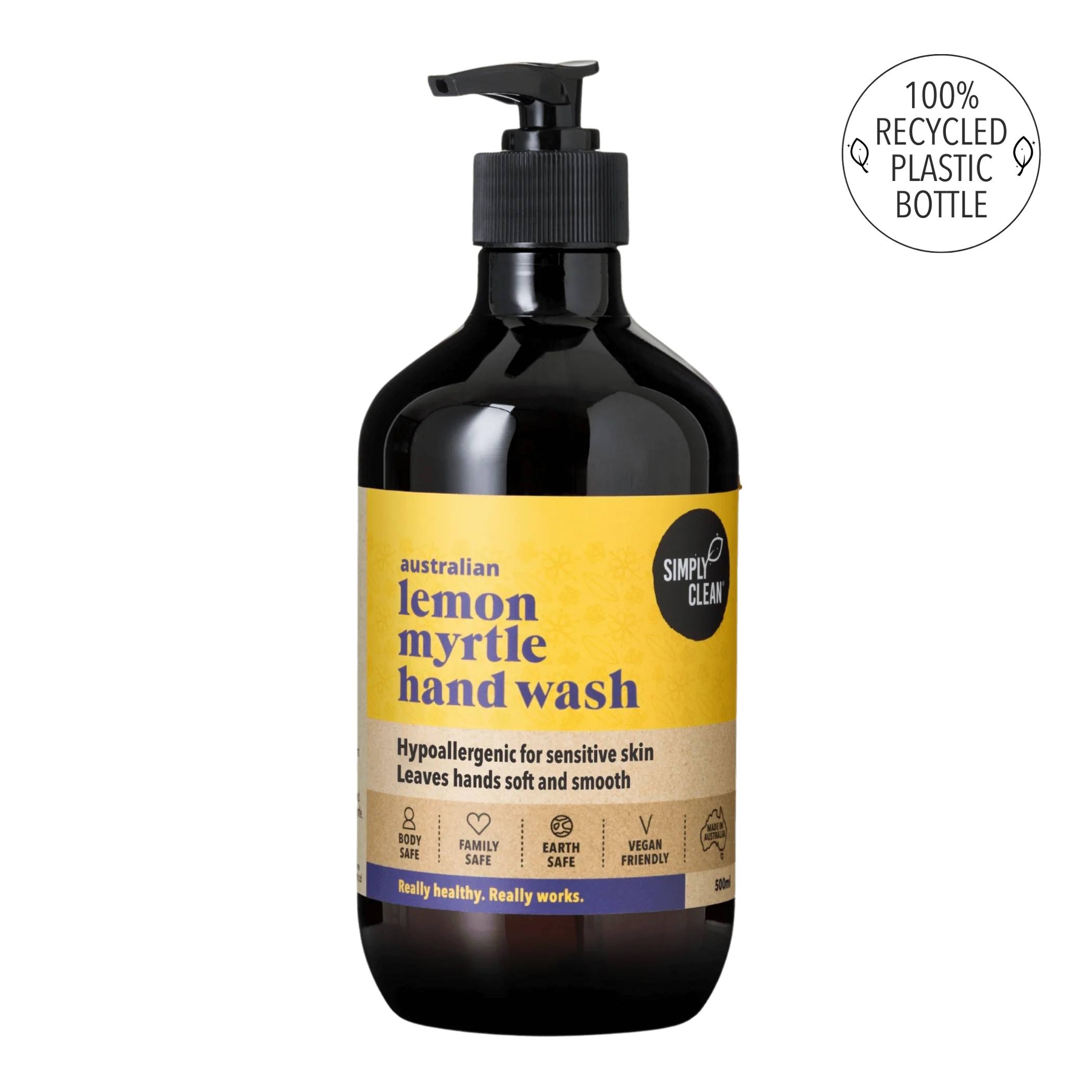 SimplyClean Lemon Myrtle Hand Wash - 500ml, 1L, 5L or 15L